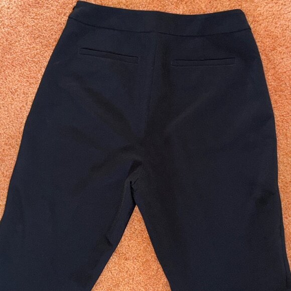 NWOT Kate Spade New York Side Zip Ankle Ponte Pants Size 4 Black Stretch - Picture 7 of 14